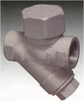 Thermodynamic Steam Trap with Inbuilt Strainer